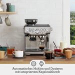 Barista Express Kaffeemaschine – Siebträger mit Mahlwerk, Milchaufschäumer, Schwarz – Bild 3