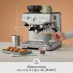 Barista Express Kaffeemaschine – Siebträger mit Mahlwerk, Milchaufschäumer, Schwarz – Bild 7