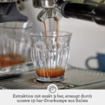 Barista Express Siebträger Kaffeemaschine – Mahlwerk, Milchaufschäumer, Edelstahl – Bild 4