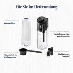 Magnifica Evo ECAM292.81.B Kaffeevollautomat – LatteCrema System, 7 One-Touch Getränke, Schwarz – Bild 8
