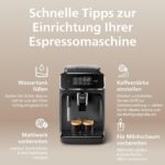 Serie 2200 Kaffeevollautomat – 2 Kaffeespezialitäten, Keramikmahlwerk, Schwarz – Bild 2