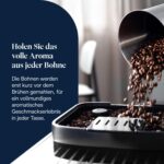 Magnifica Evo ECAM292.81.B Kaffeevollautomat – LatteCrema System, 7 One-Touch Getränke, Schwarz – Bild 3