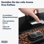 Magnifica S Kaffeevollautomat – Espresso und Cappuccino, klassischer Milchaufschäumer – Bild 4