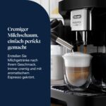Magnifica Evo ECAM292.81.B Kaffeevollautomat – LatteCrema System, 7 One-Touch Getränke, Schwarz – Bild 6