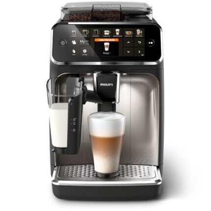 Serie 5400 LatteGo Kaffeevollautomat – 12 Getränke, Touchscreen, 4 Profile, Chrom
