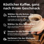 Serie 2200 Kaffeevollautomat – 2 Kaffeespezialitäten, Keramikmahlwerk, Schwarz – Bild 9